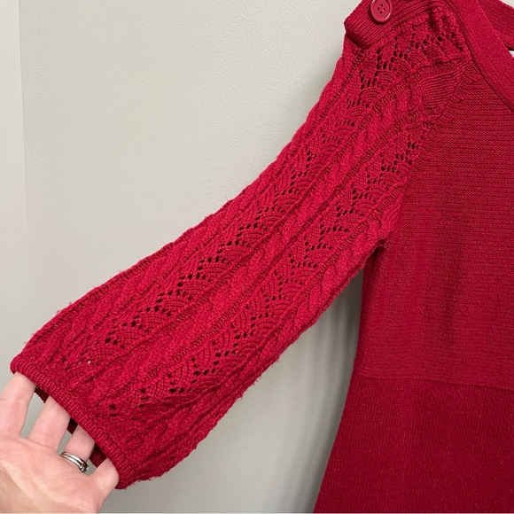 The Limited Red Sweater Dress - Size Medium - Picture 5 of 11
